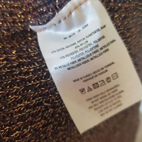 Moth Anthropologie Riella Pink Purple Shimmer Tank L - Picture 11 of 12